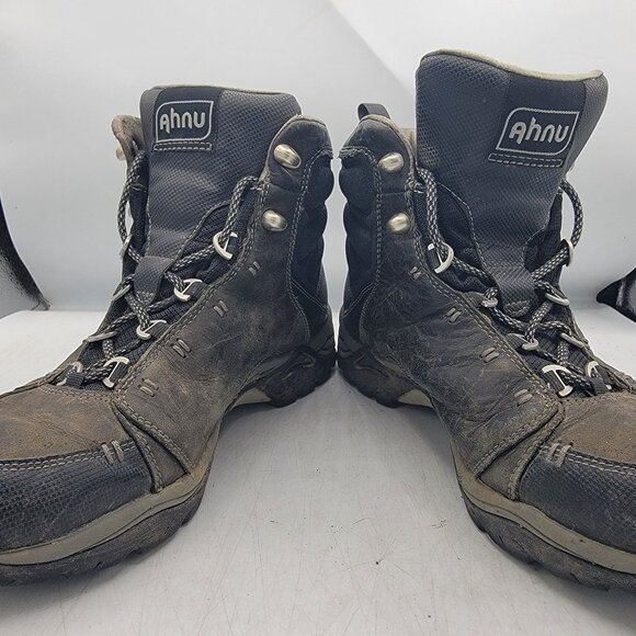 Ahnu Montara Womens 8 Brown Waterproof Hiking Boots Vibram Soles Hiking Camping - Picture 3 of 13